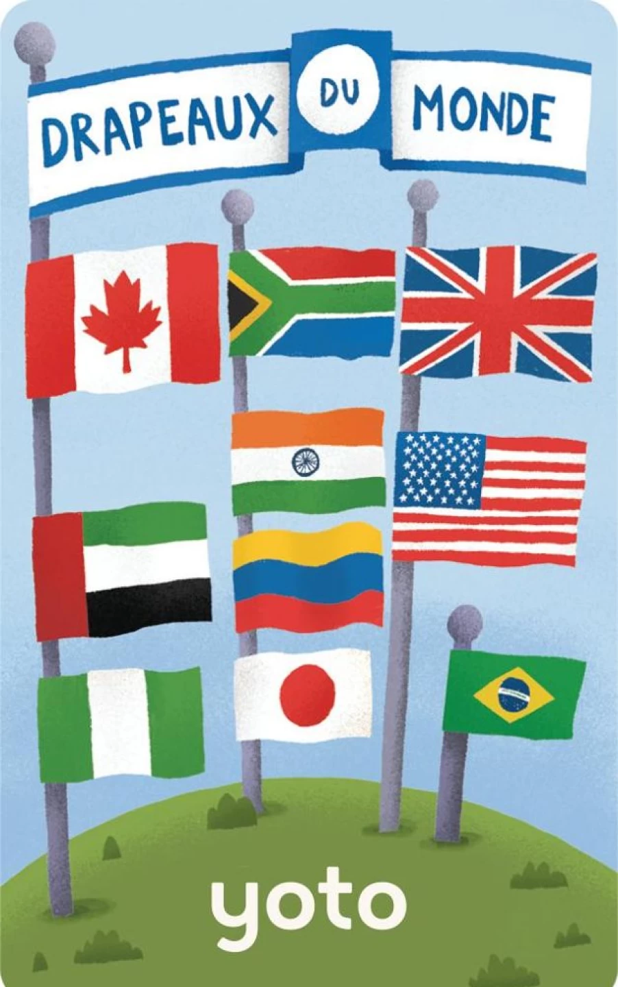 Yoto Drapeaux Du Monde | 3-5