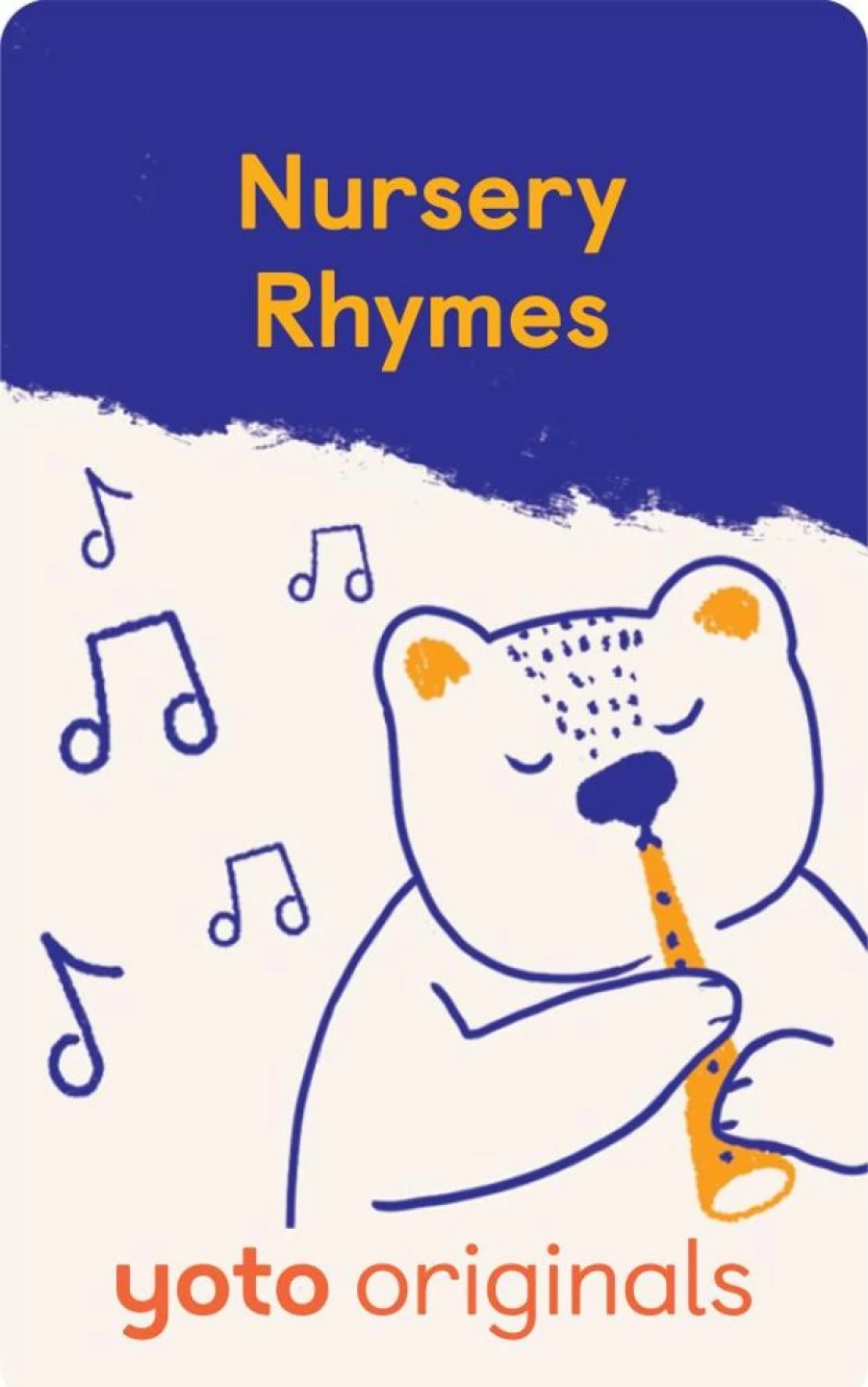 Yoto Nursery Rhymes - Audiobook Card For Yoto Player | 0-2