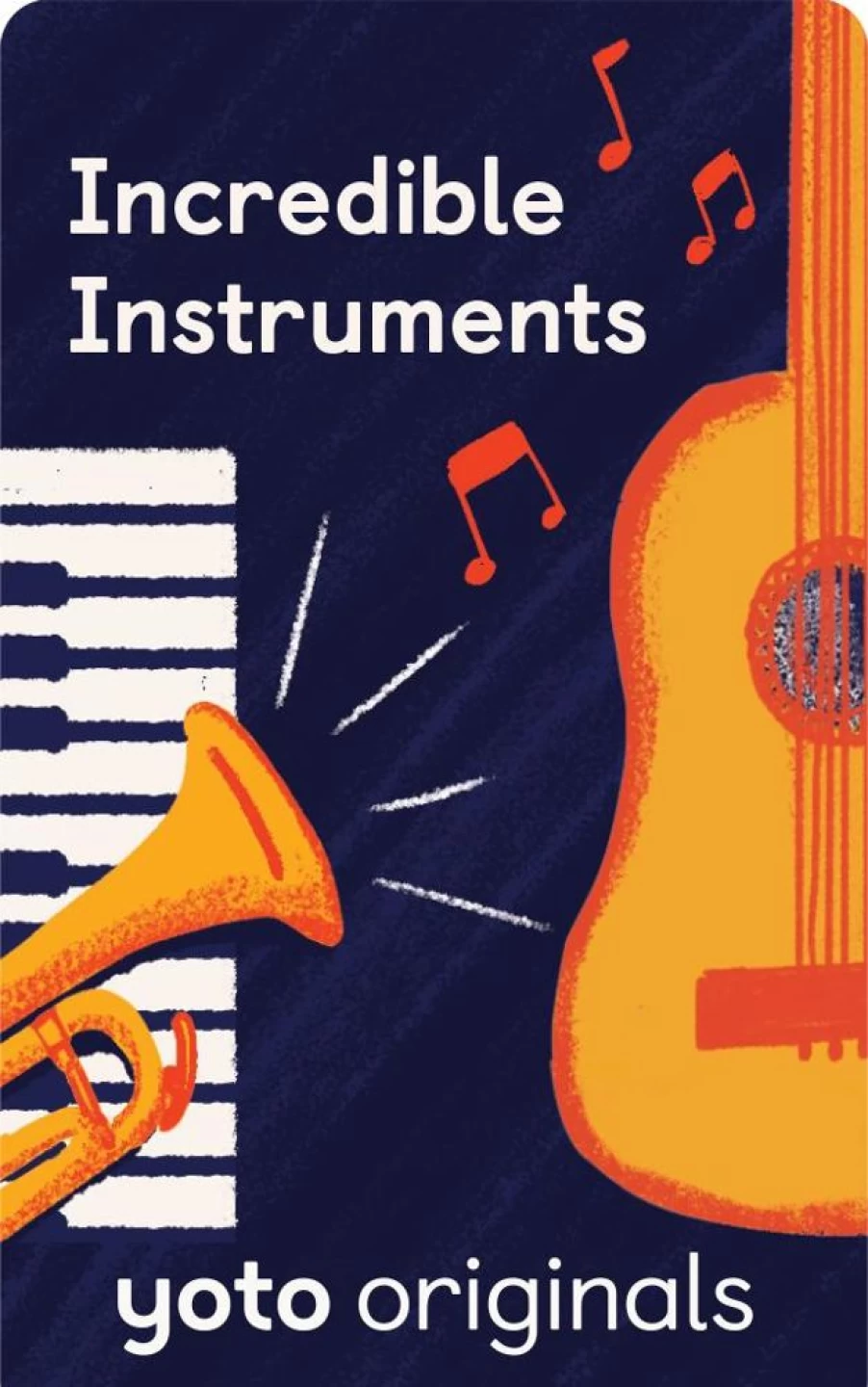 Yoto Incredible Instruments - Audio Music Card For Yoto Player | 0-2