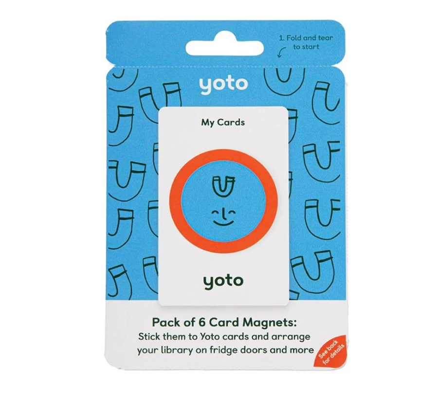 Yoto Pack Of 6 Card Magnets For Yoto Player Cards | Accessories