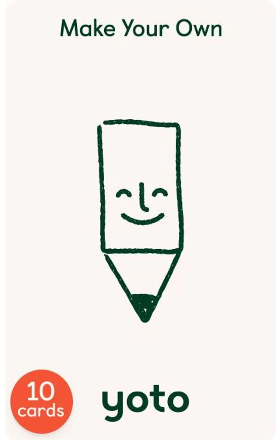 Yoto Make Your Own Cards (Pack Of 10 Blank Cards) For Yoto Player | 0-2